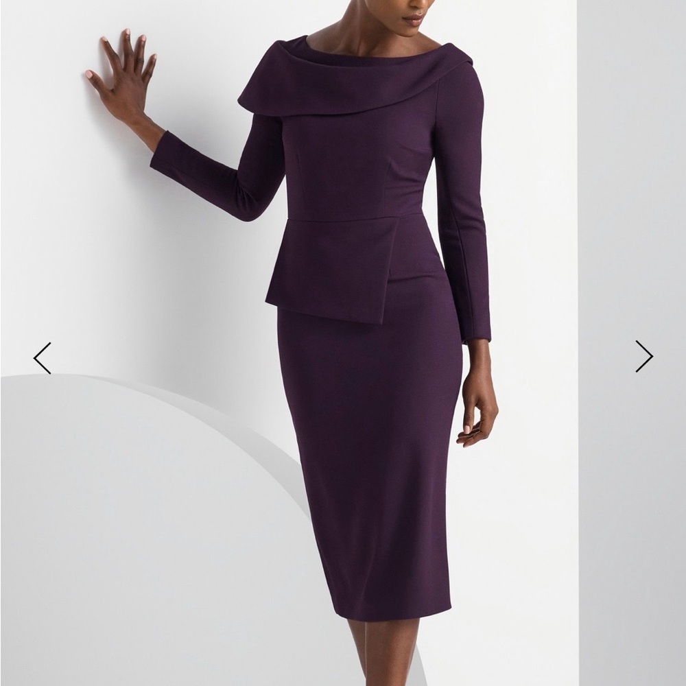 Palmerston Sculpt Stretch Crepe Deess